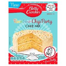 Picture of BETTY CROCKER RAINBOW CHIP PARTY CAKE MIX